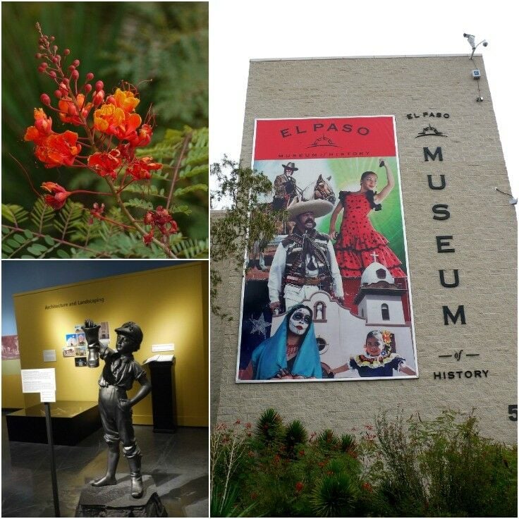 El Paso Museum of History collage of murals