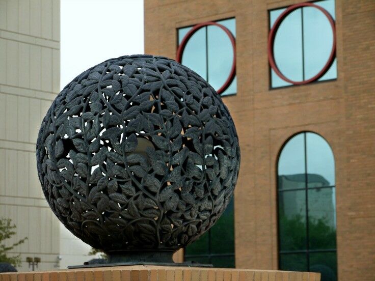 El Paso County Courthouse light globes.