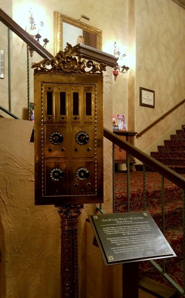 Artifacts in the Plaza Theater. 