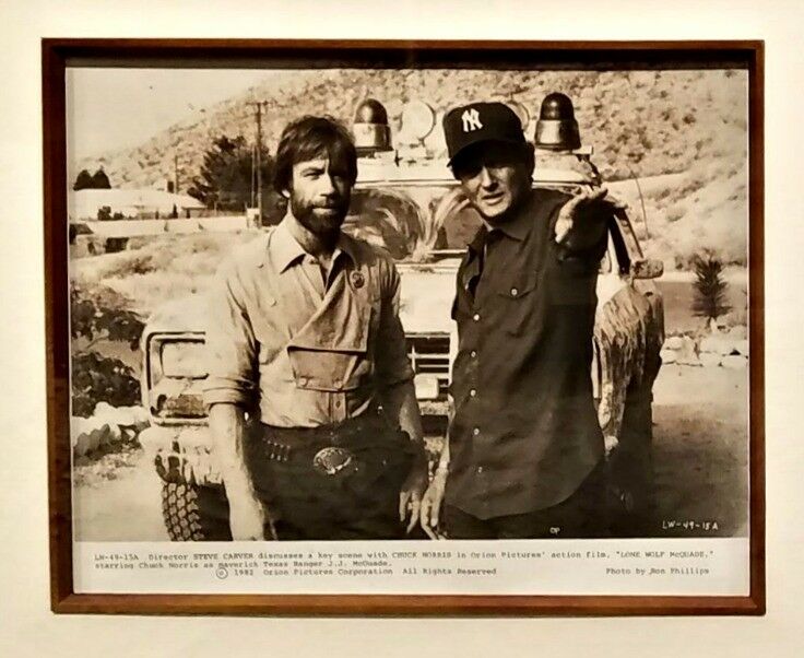 Picture of Chuck Norris at Cattleman's Steakhouse at Indian Cliffs Ranch, El Paso