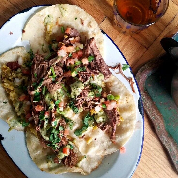 Tacos Borrachos at Salt + Honey