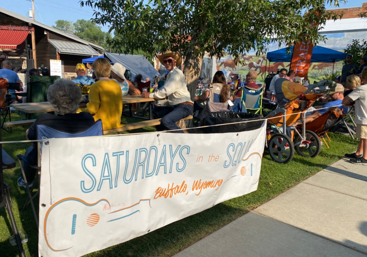 Saturdays on the Square; Buffalo, Wyoming. 