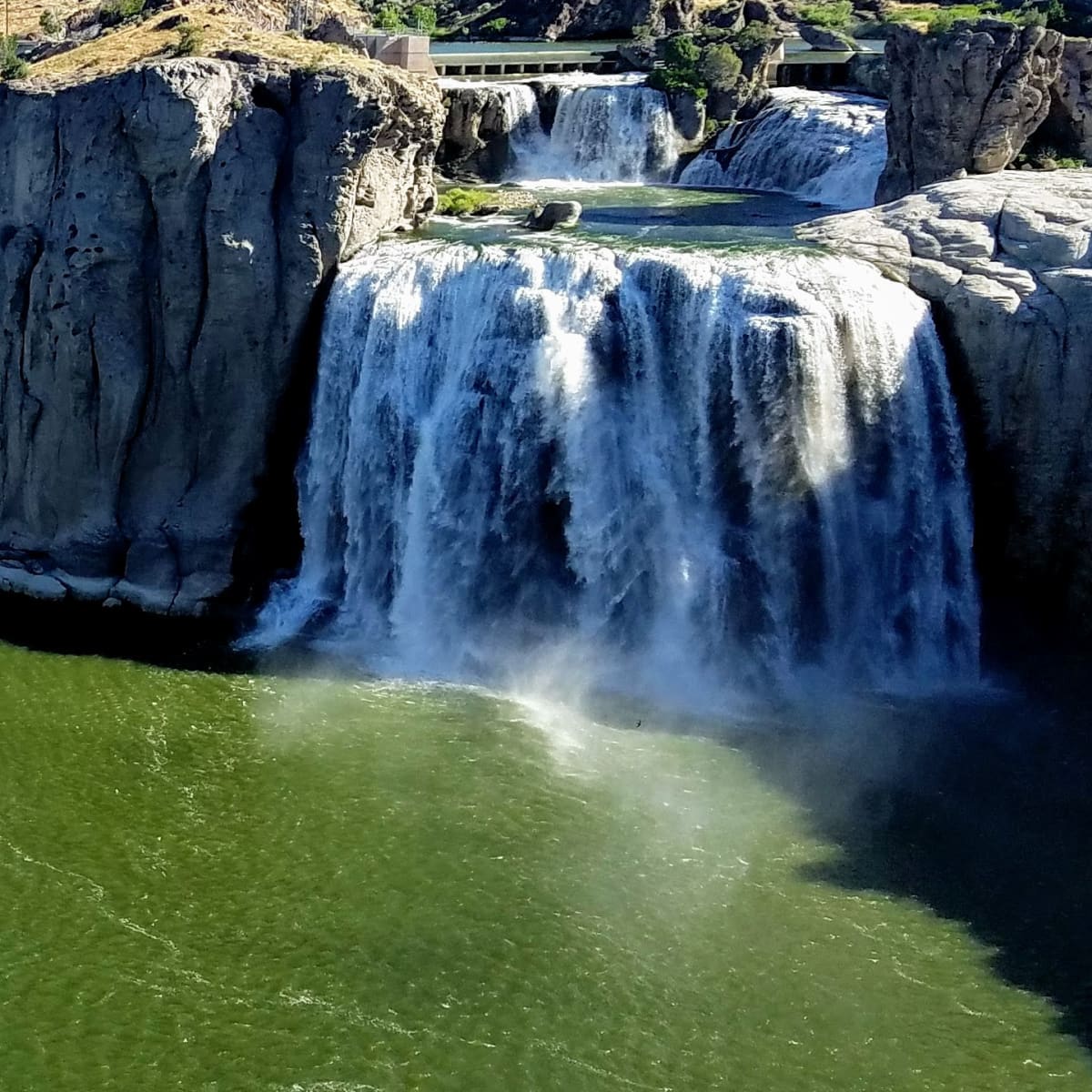 Shoshone Falls from one of the oobbservation decks across the river. 