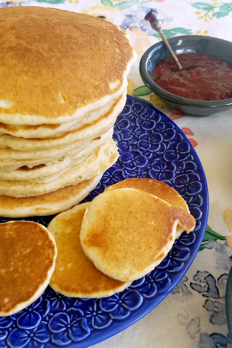 Mom's Sourdough Hotcakes | Sourdough Pancakes from Leftover Starter