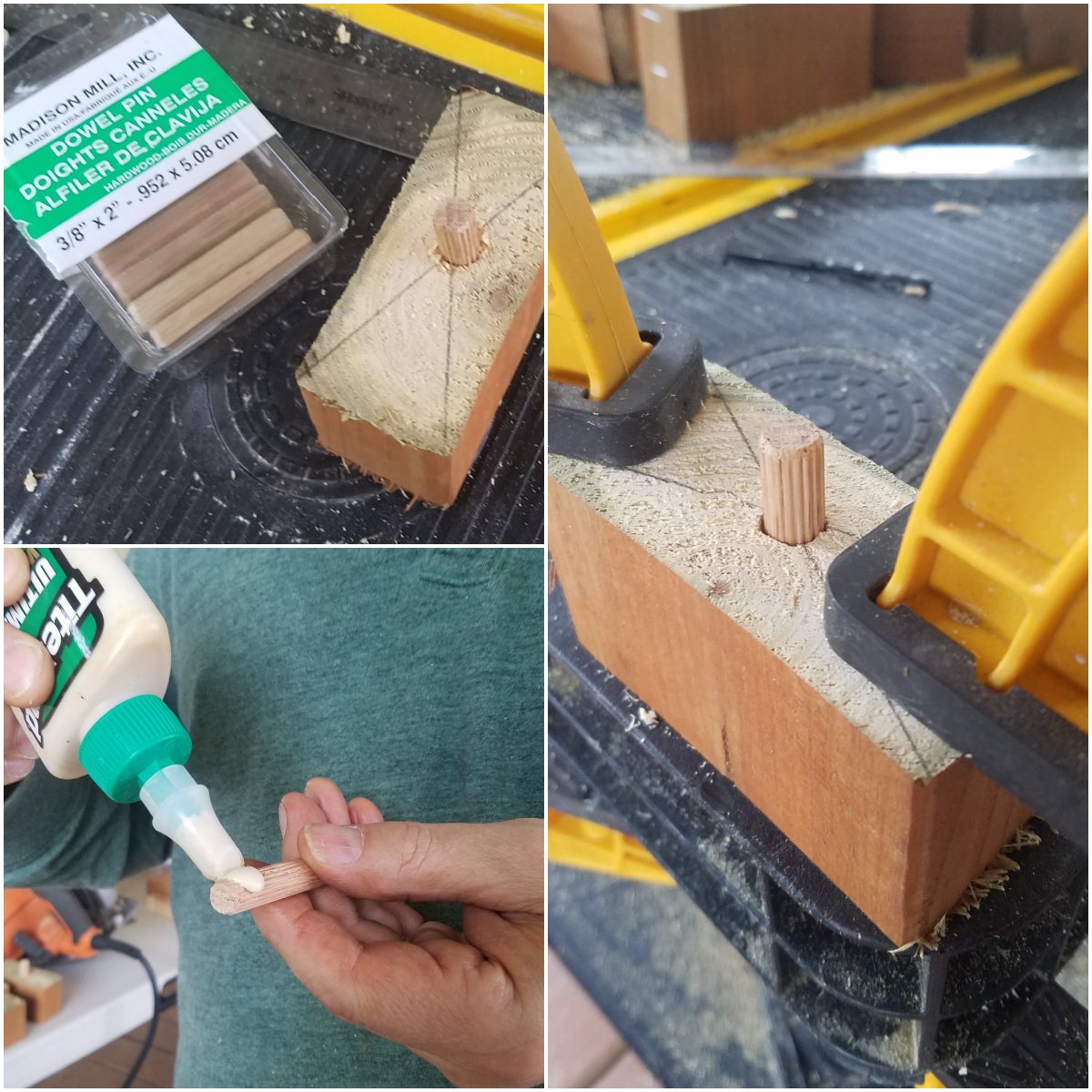 How to add dowel to cleat.