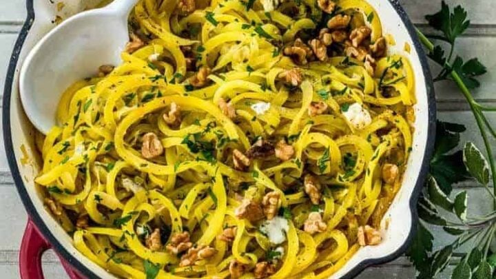Image for Spiralized Beets with Bleu Cheese • Beyond Mere Sustenance