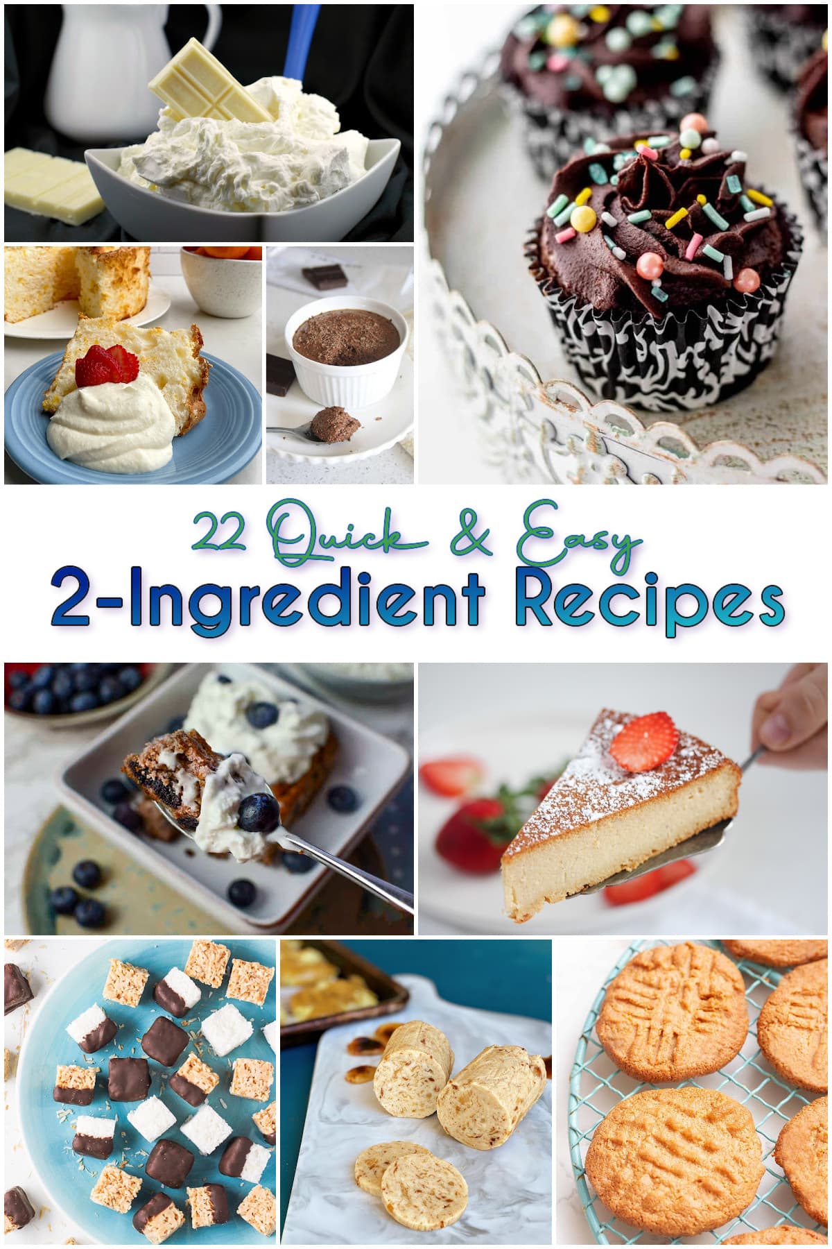 22 Easy 2Ingredient Recipes • The Good Hearted Woman