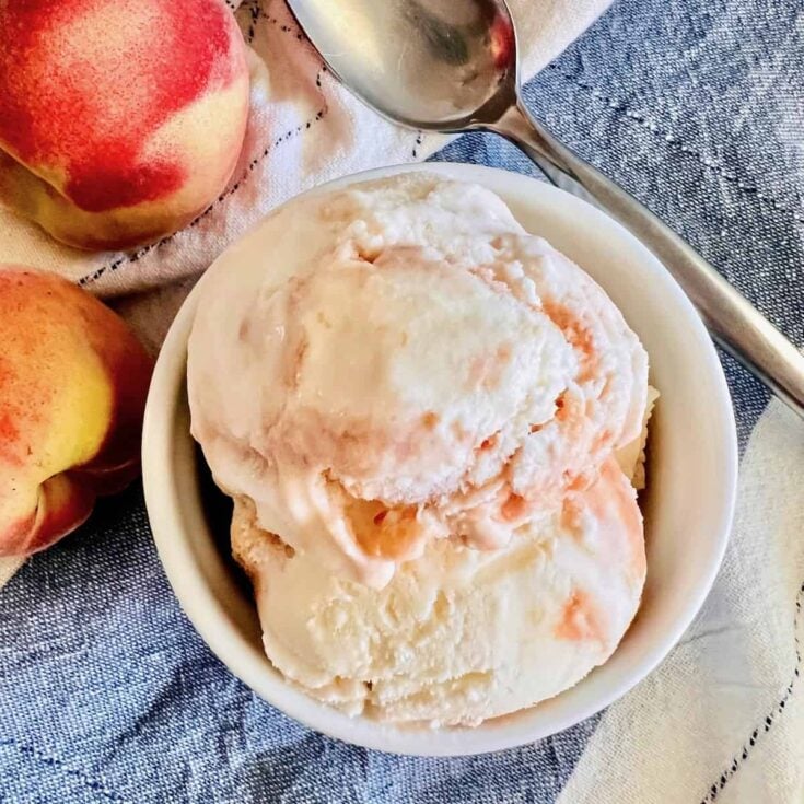 Image for Peaches & Cream Ice Cream
