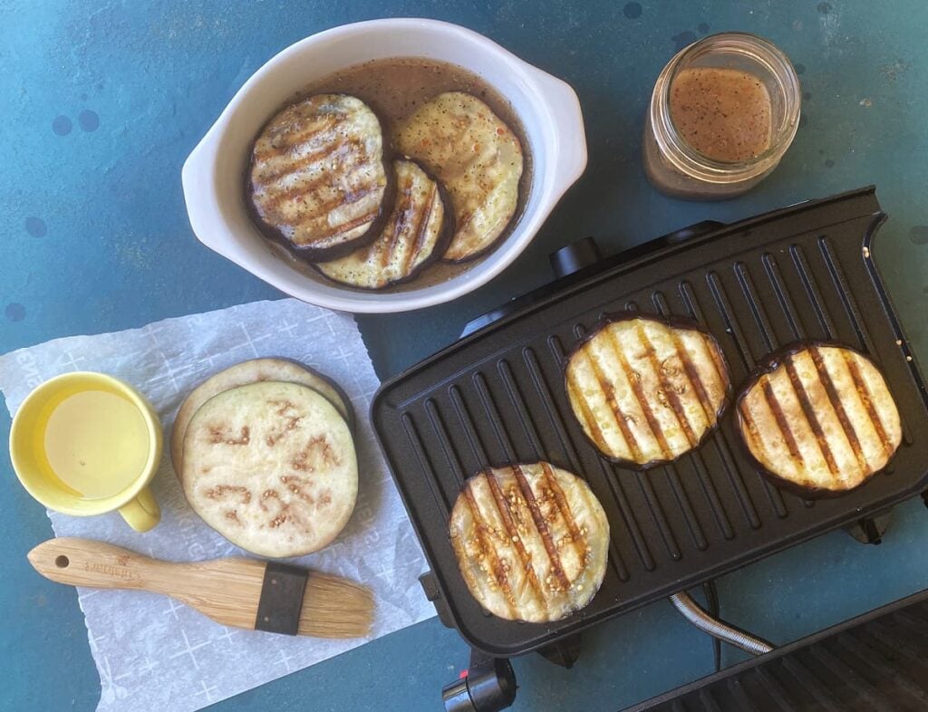 Italian Grilled Eggplant Panini • The Good Hearted Woman